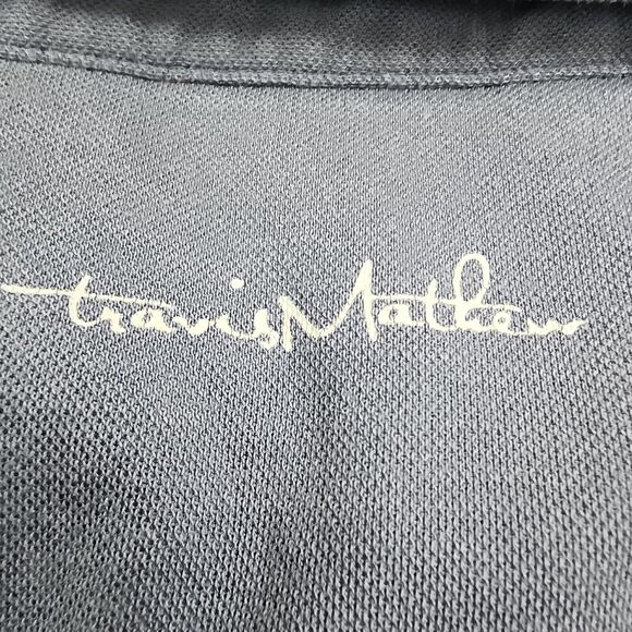 Travis Mathew Shirt Mens Medium Gray Pima Polo Short Sleeve Performance Golf - Picture 14 of 16